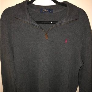 Men’s Cotton Sweater Polo Long-Sleeved